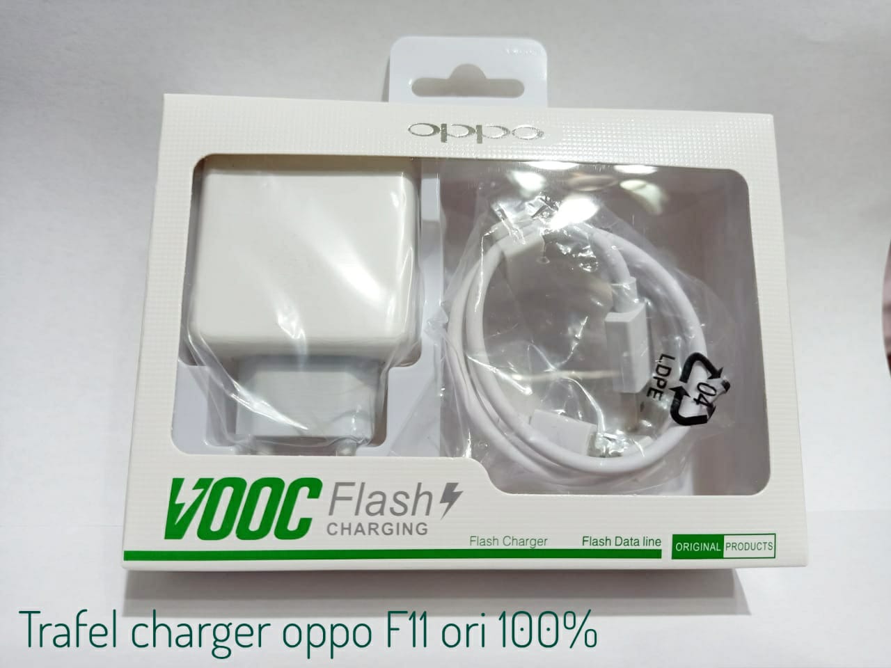 TRAVEL CHARGER OPPO VOOC F11 100%